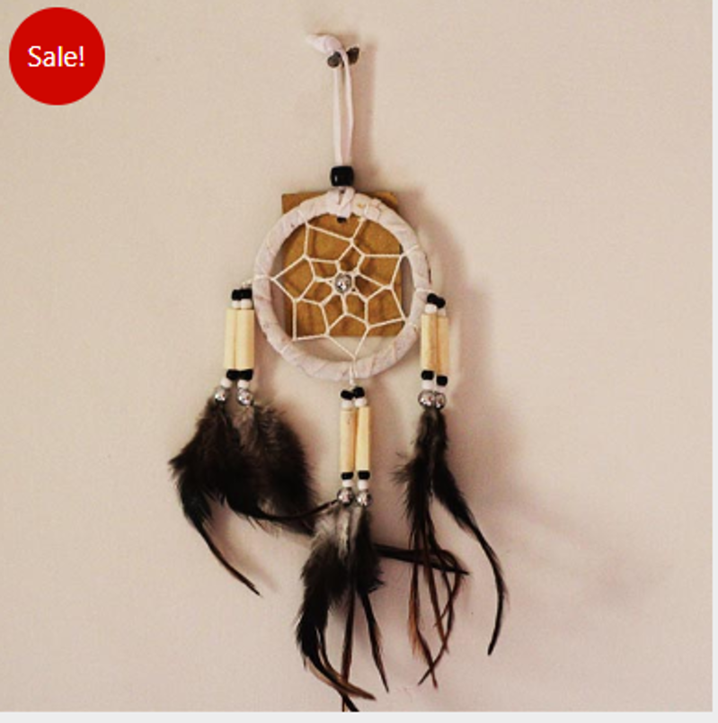White Handmade Dream Catcher, For Decoration, Size: 8 Inches at Rs